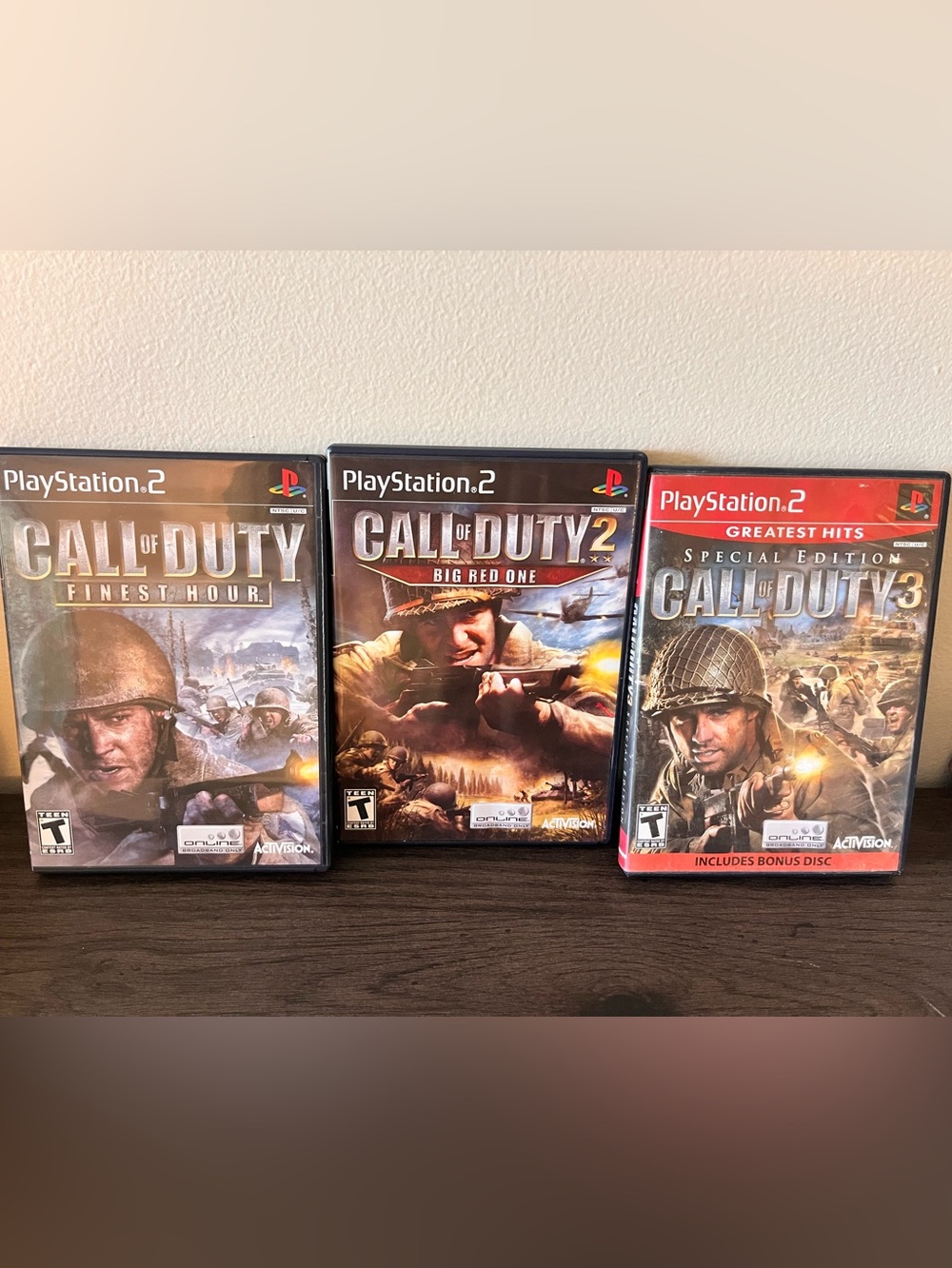 PS2- Play Station 2 COD Call of Duty Bundle